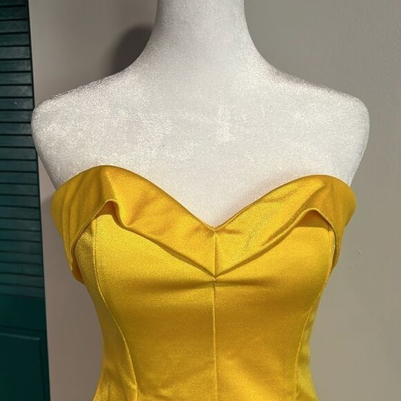 SOLD💛Betsey Johnson authentic 1994 Sweetheart Dress yellow - like new - med - Picture 5 of 10